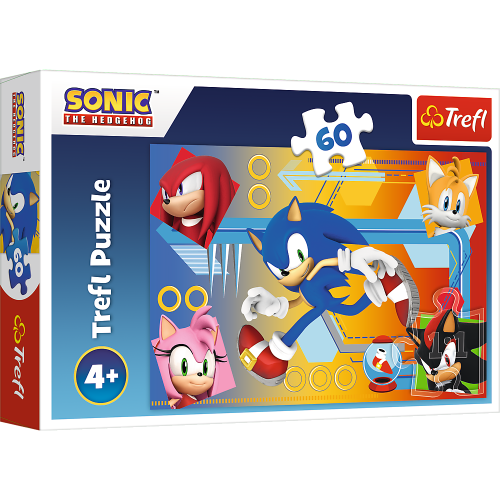 TREFL SONIC Puzle, 60 gab.
