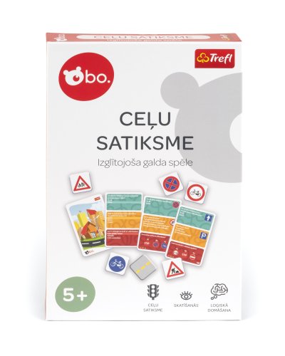 BO Izglītojoša galda spēlē "Ceļu satiksme" (Latviešu val.)
