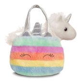 AURORA Fancy Pals plīša rotaļlieta Vienradzis somiņā, 20 cm