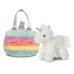 AURORA Fancy Pals plīša rotaļlieta Vienradzis somiņā, 20 cm
