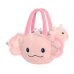 AURORA Fancy Pals plīša rotaļlieta Aksolotls somiņā, 20 cm
