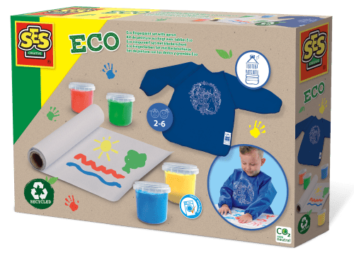 SES ECO pirkstu krāsu komplekts ar priekšautu