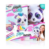 Style 4 Ever Plīša DIY komplekts Panda ar aerogrāfu, 25 cm