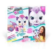 Style 4 Ever Plīša DIY komplekts Kaķēns ar aerogrāfu, 25 cm