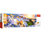 TREFL Panorāmas Puzle Santorini, 1000 gab.