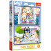TREFL BLUEY Pužļu komplekts Jautrā Bluey, 2x24 gab., 2 x 24 gab.