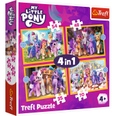 TREFL MY LITTLE PONY Pužļu komplekts 4in1 My Little Pony