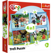 TREFL BING Pužļu komplekts 4in1