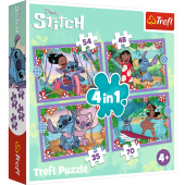 TREFL STITCH Pužļu komplekts 4in1
