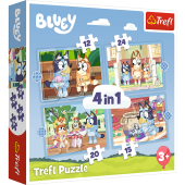 TREFL BLUEY Pužļu komplekts 4in1
