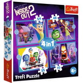 TREFL DISNEY Inside Out 2 Pužļu komplekts 4in1