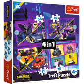 TREFL BATWHEELS Pužļu komplekts 4 in 1
