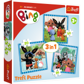 TREFL BING Pužļu komplekts 3in1