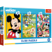 TREFL DISNEY MICKEY MOUSE Pužļu komplekts Mickey Mouse komanda, 3x80 gab.