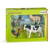 SCHLEICH FARM WORLD fermas dzīvnieki komp.