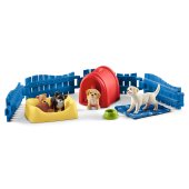 SCHLEICH FARM WORLD Būris ar kucēniem