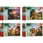 TREFL Mini Maxi puzle Dinozauri, 20 gab.