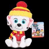 PAW PATROL Varenie kucēni, plīša rotaļlieta no filmas, Maršals 15 cm