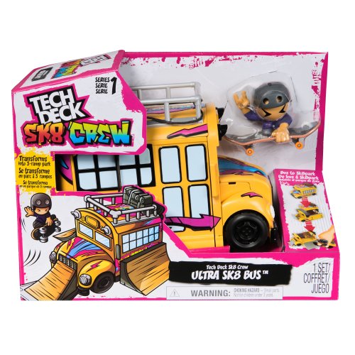 TECH DECK Rotaļu komplekts Crew Ultra Sk8 autobuss