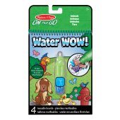 MELISSA & DOUG Ūdens krāsojamā grāmata Water Wow! – Dzīvnieki