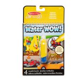 MELISSA & DOUG Ūdens krāsojamā grāmata MELISSA Water Wow! – Transportlīdzekļi
