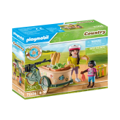 PLAYMOBIL FARM Fermera kravas velosipēds 71306