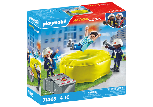 PLAYMOBIL ACTION HEROES Ugunsdzēsējs ar gaisa spilvenu 71465
