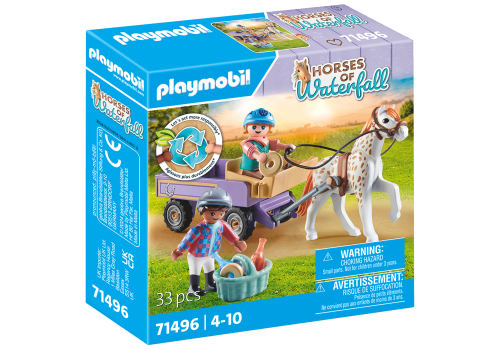 PLAYMOBIL HORSES OF WATERFALL Poniju rati 71496