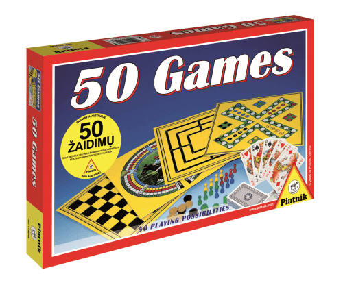 PIATNIK Komplekts 50 spēles (Latviešu val., Krievu val.)