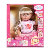 BABY BORN Lelle māsa Style & Play, blondīne, 43 cm