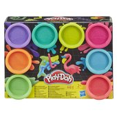 HASBRO PLAY-DOH 8 paka, sort.
