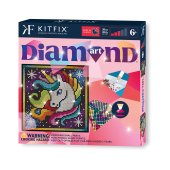 KITFIX Amatniecības komplekts Diamond Art dimantiņu māksla, Vienradzis