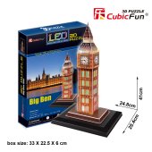 CUBICFUN LED 3D puzle Big Ben