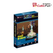 CUBICFUN LED 3D puzle Brīvības statuja