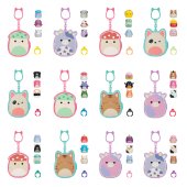 SQUISHMALLOWS CLIP-A-LONGS 3 figūriņas necaurspīdīgā iepakojumā, 2,5 cm