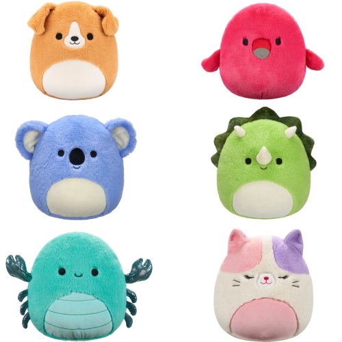 SQUISHMALLOWS W21 Fuzz-A-Mallows Plīša rotaļlieta, 30 cm