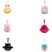 SQUISHMALLOWS Piespraužamā mīkstā rotaļlieta, Valentīndienas sērija, 8 cm