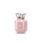 Helium tank, light pink, 20 balloons
