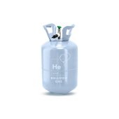 Helium tank, light blue, 30 balloons