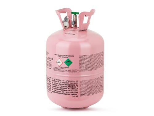 Helium tank, pink, 50 balloons