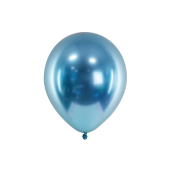 Glossy Balloons 30cm, blue (1 pkt / 10 pc.)