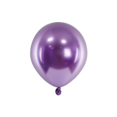 Glossy Balloons 12 cm, violet (1 pkt / 50 pc.)