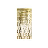 Party curtain Square, luxury gold, 100x200cm