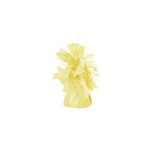 Foil balloon weight, light yellow (1 pkt / 4 pc.)