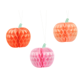 Honeycomb Pumpkins, mix, 24 cm (1 pkt / 3 pc.)