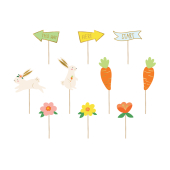 Egg hunt kit, mix, 8-22.5x6-24 cm (1 pkt / 10 pc.)