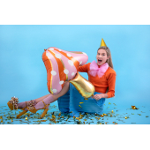 Foil balloon Mushroom, 66x75cm, mix