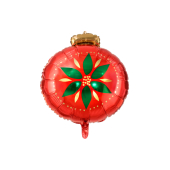 Foil balloon Christmas Bauble, 45x45cm, mix