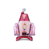Foil balloon Haunted House, 89,5x116,5 cm, mix