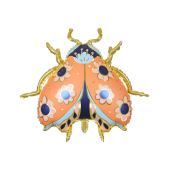 Foil balloon Ladybug, 87x75 cm, mix